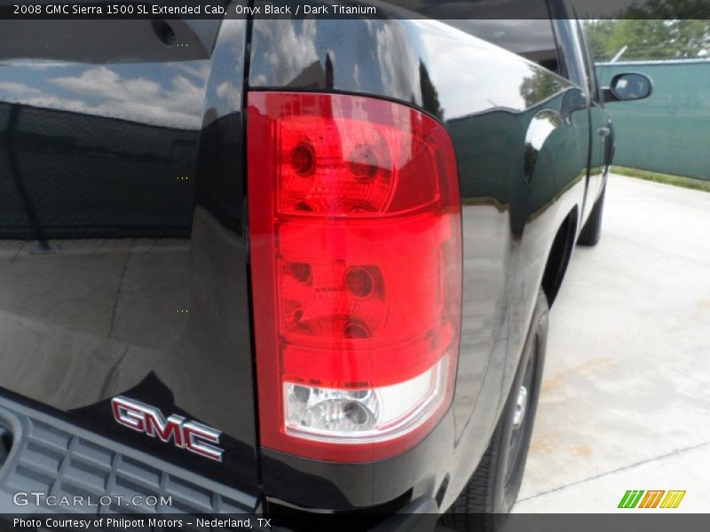 Onyx Black / Dark Titanium 2008 GMC Sierra 1500 SL Extended Cab