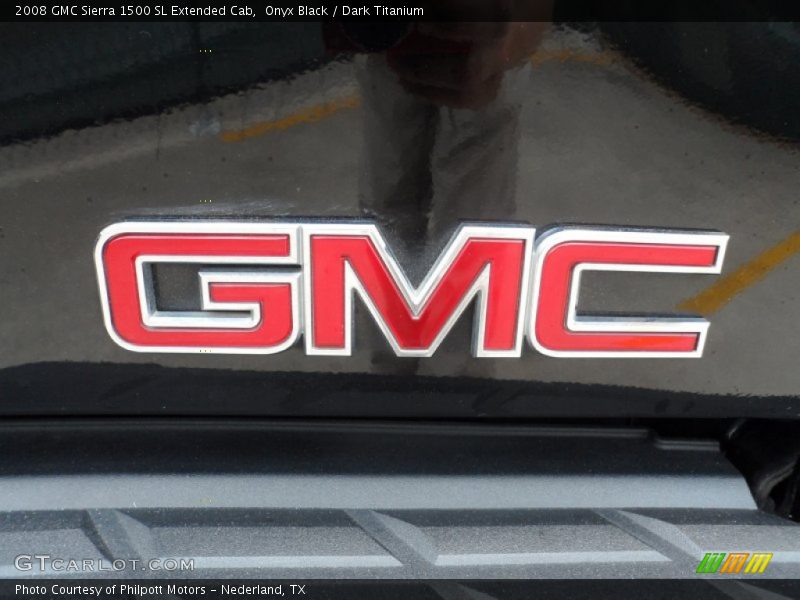 Onyx Black / Dark Titanium 2008 GMC Sierra 1500 SL Extended Cab