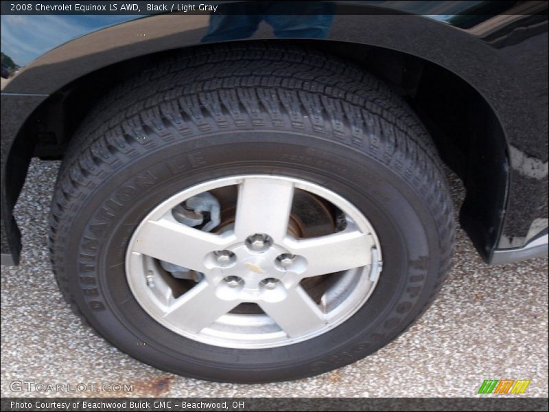 Black / Light Gray 2008 Chevrolet Equinox LS AWD