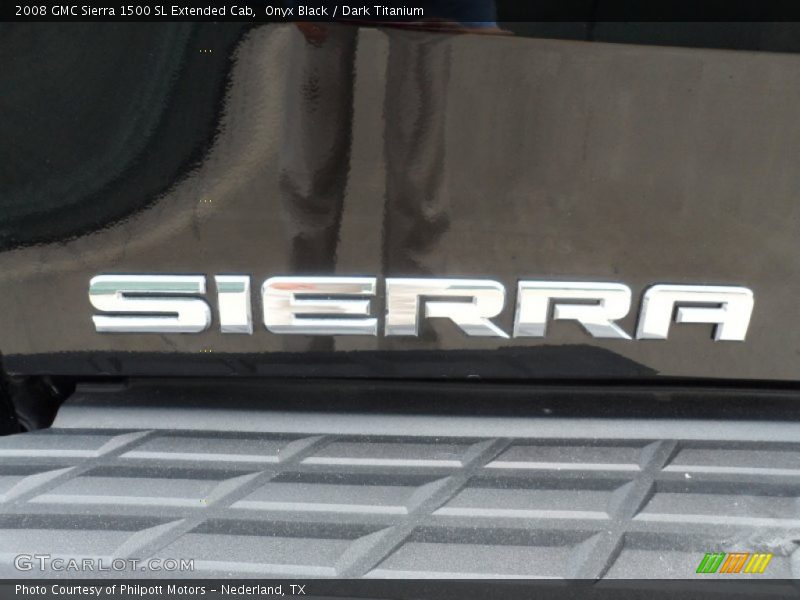 Onyx Black / Dark Titanium 2008 GMC Sierra 1500 SL Extended Cab