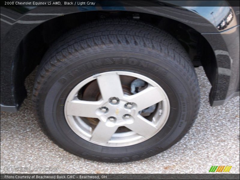 Black / Light Gray 2008 Chevrolet Equinox LS AWD