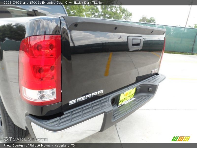 Onyx Black / Dark Titanium 2008 GMC Sierra 1500 SL Extended Cab