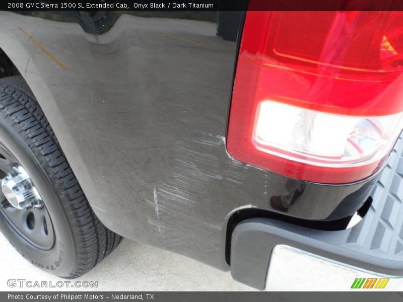 Onyx Black / Dark Titanium 2008 GMC Sierra 1500 SL Extended Cab