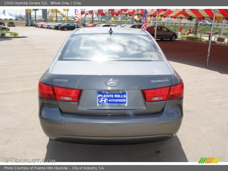 Willow Gray / Gray 2009 Hyundai Sonata GLS