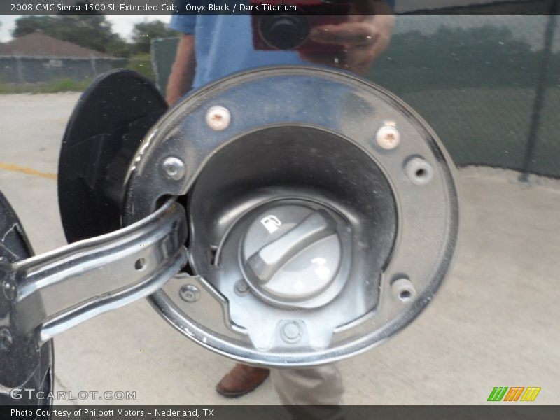 Onyx Black / Dark Titanium 2008 GMC Sierra 1500 SL Extended Cab