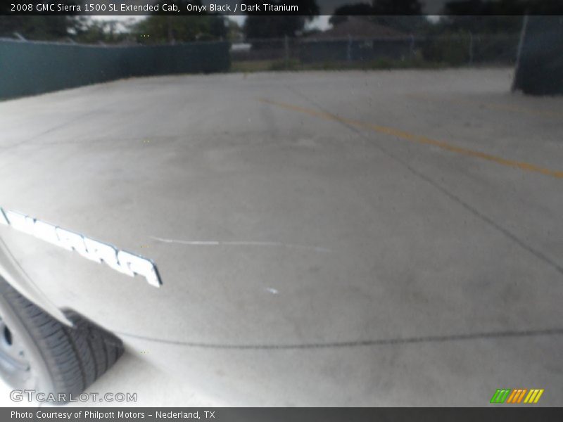 Onyx Black / Dark Titanium 2008 GMC Sierra 1500 SL Extended Cab