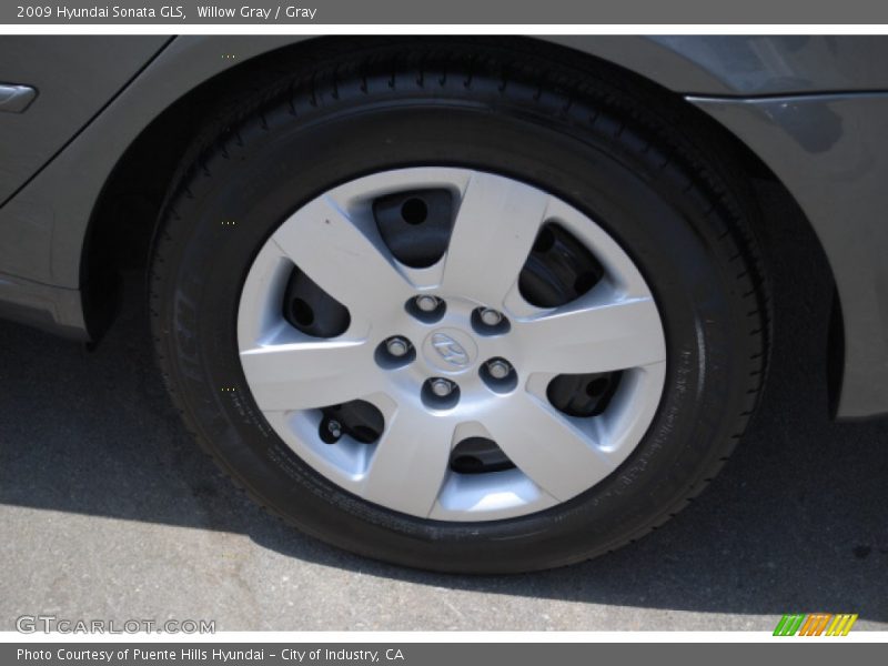 Willow Gray / Gray 2009 Hyundai Sonata GLS