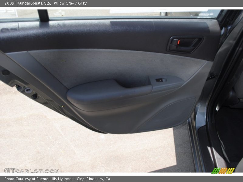 Willow Gray / Gray 2009 Hyundai Sonata GLS