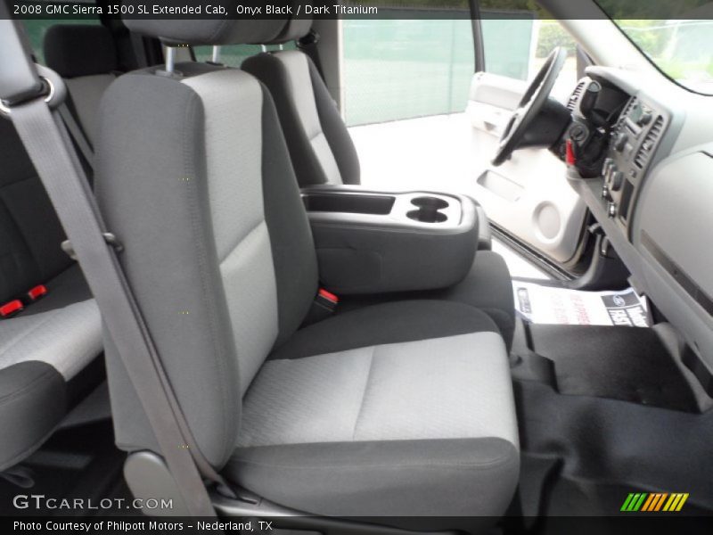 Onyx Black / Dark Titanium 2008 GMC Sierra 1500 SL Extended Cab