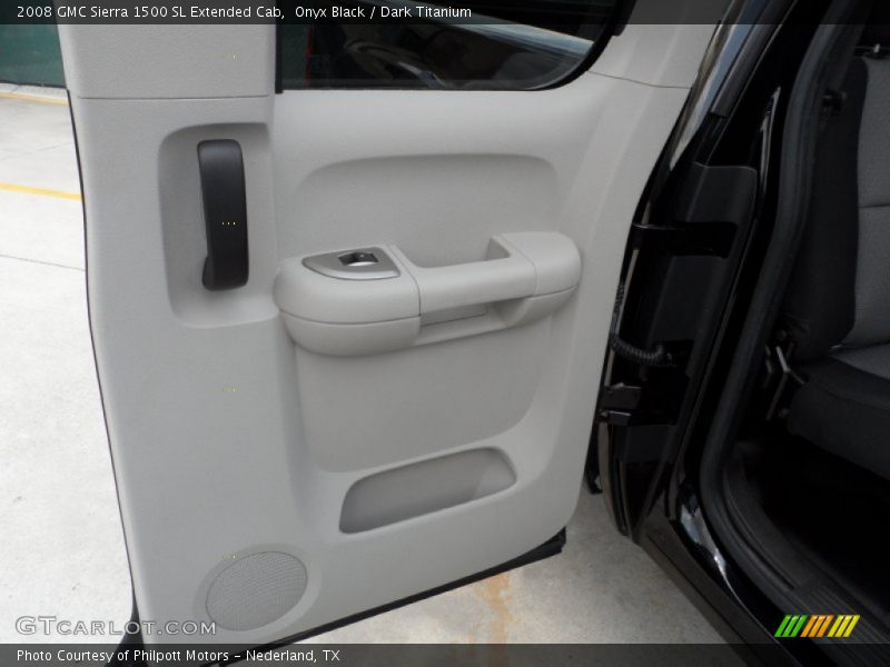 Onyx Black / Dark Titanium 2008 GMC Sierra 1500 SL Extended Cab