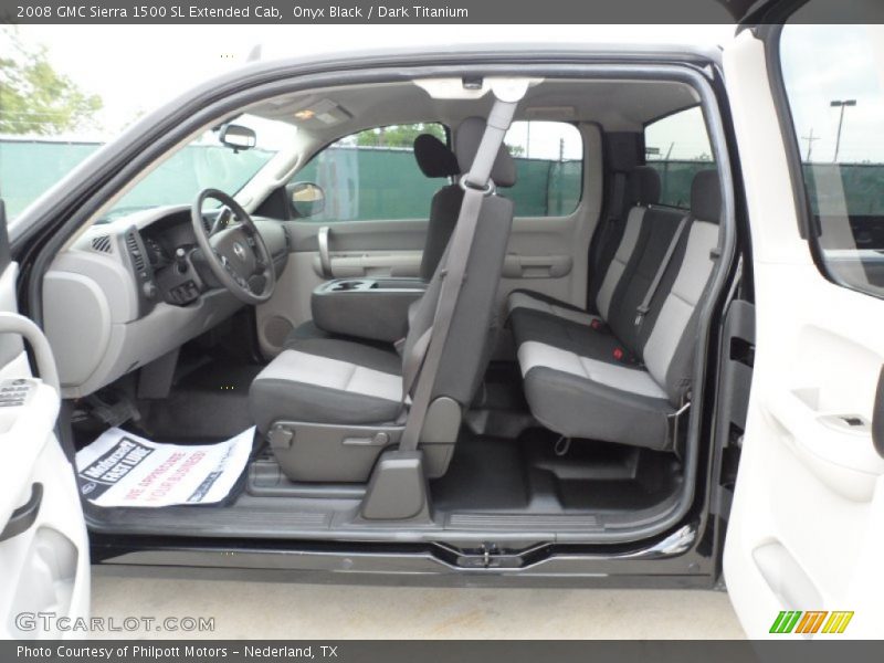 Onyx Black / Dark Titanium 2008 GMC Sierra 1500 SL Extended Cab