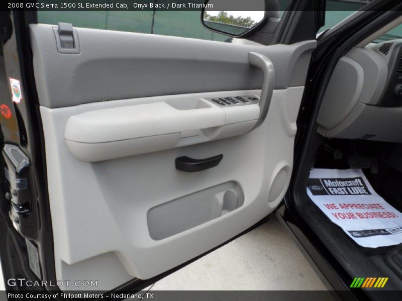 Onyx Black / Dark Titanium 2008 GMC Sierra 1500 SL Extended Cab