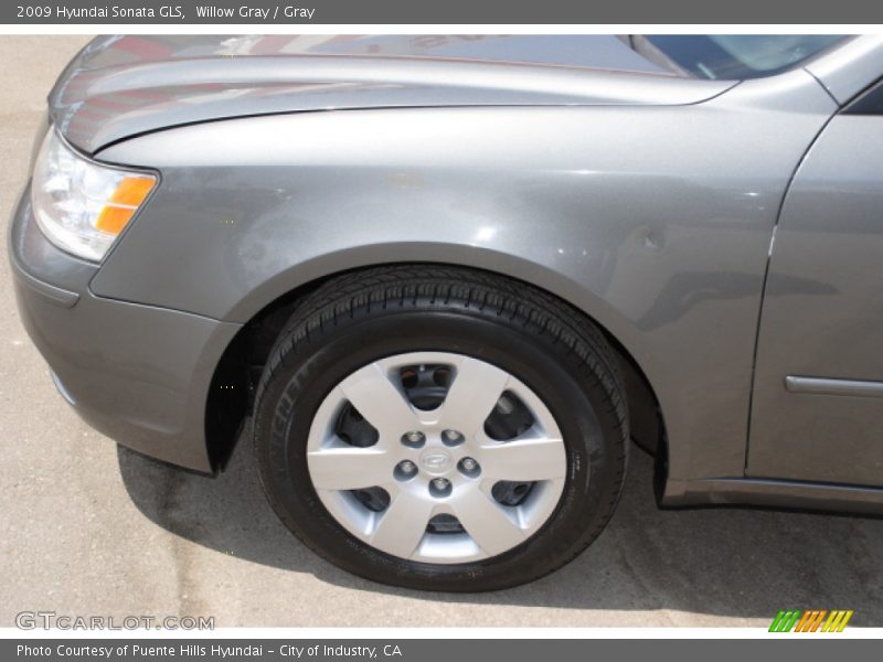 Willow Gray / Gray 2009 Hyundai Sonata GLS