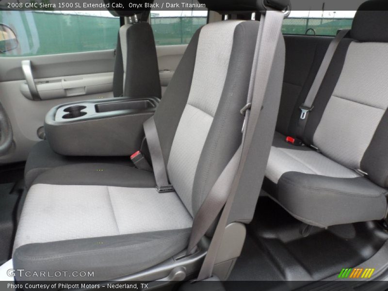 Onyx Black / Dark Titanium 2008 GMC Sierra 1500 SL Extended Cab