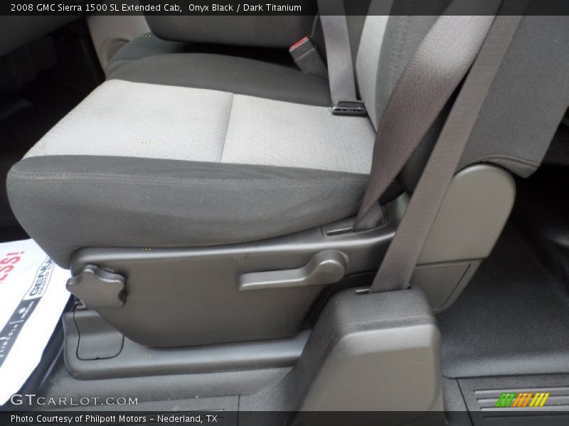 Onyx Black / Dark Titanium 2008 GMC Sierra 1500 SL Extended Cab