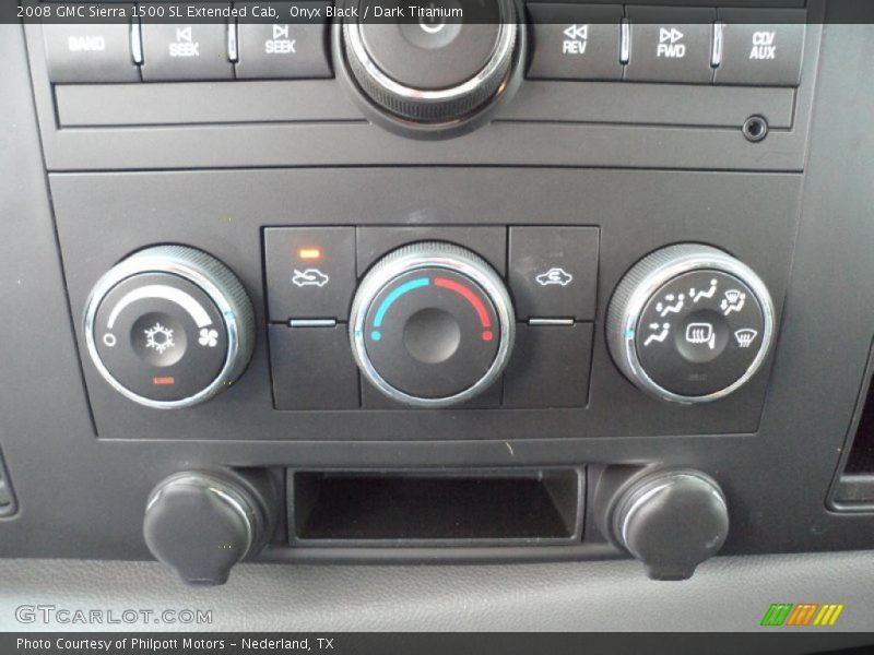 Onyx Black / Dark Titanium 2008 GMC Sierra 1500 SL Extended Cab