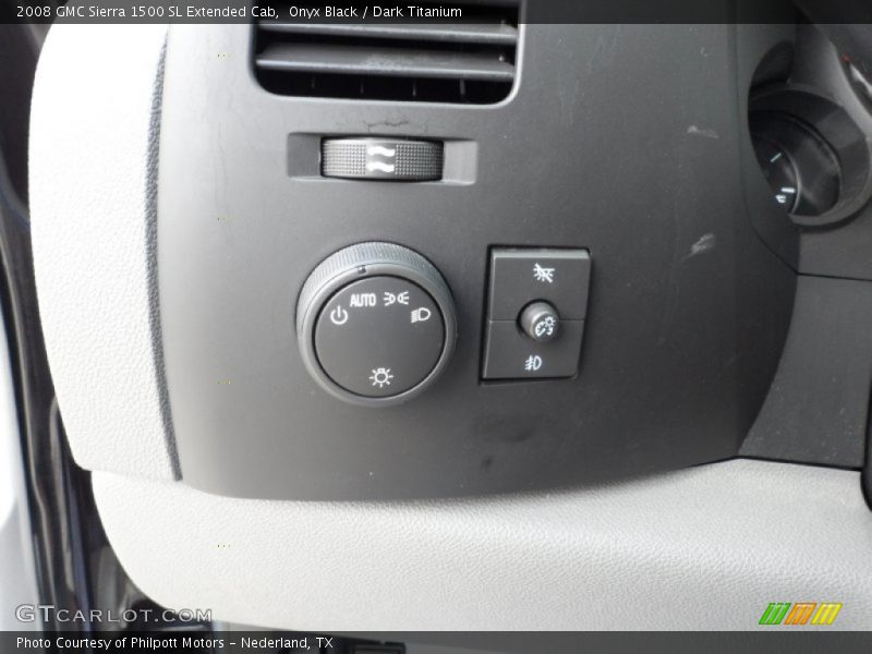 Onyx Black / Dark Titanium 2008 GMC Sierra 1500 SL Extended Cab
