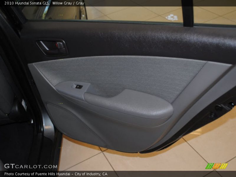 Willow Gray / Gray 2010 Hyundai Sonata GLS