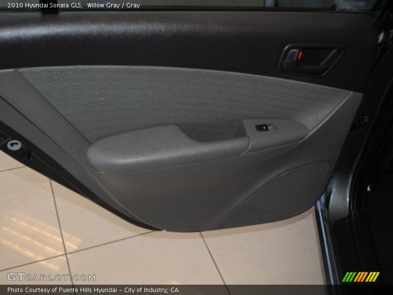 Willow Gray / Gray 2010 Hyundai Sonata GLS