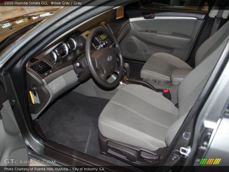 Willow Gray / Gray 2010 Hyundai Sonata GLS