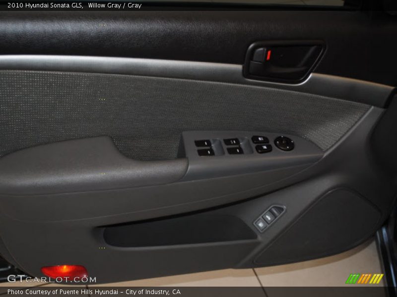 Willow Gray / Gray 2010 Hyundai Sonata GLS