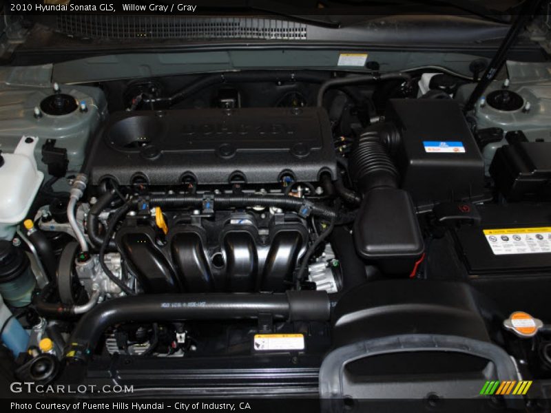 Willow Gray / Gray 2010 Hyundai Sonata GLS