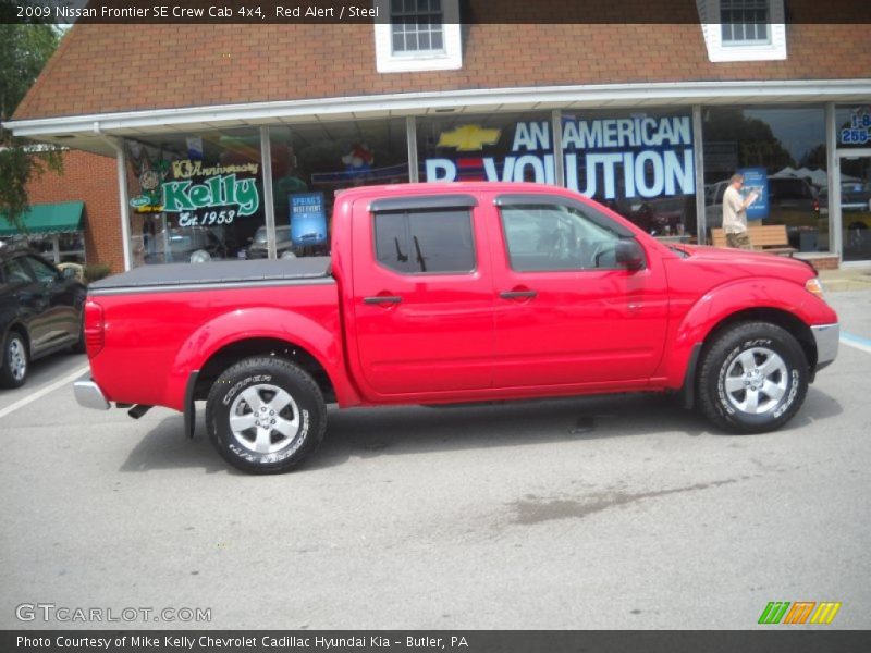 Red Alert / Steel 2009 Nissan Frontier SE Crew Cab 4x4