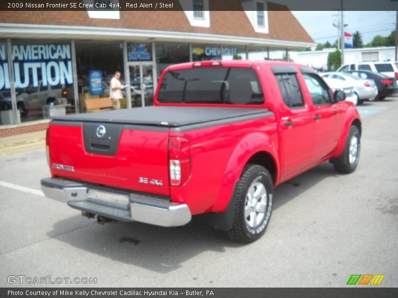 Red Alert / Steel 2009 Nissan Frontier SE Crew Cab 4x4