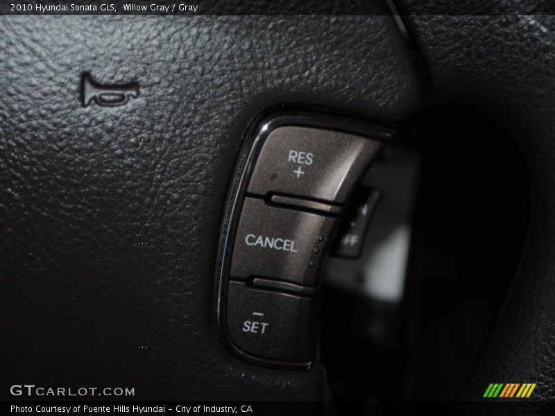 Willow Gray / Gray 2010 Hyundai Sonata GLS
