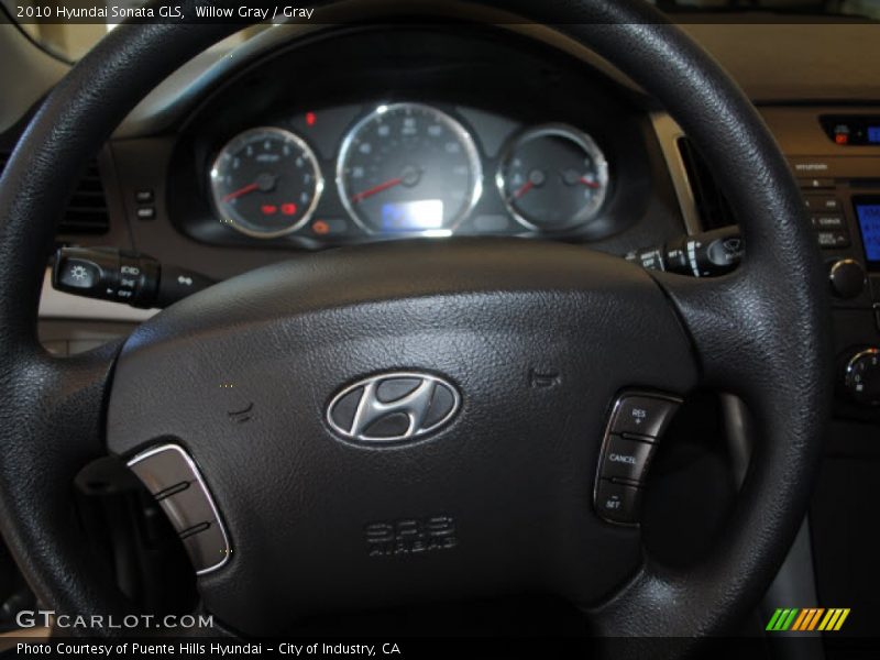 Willow Gray / Gray 2010 Hyundai Sonata GLS