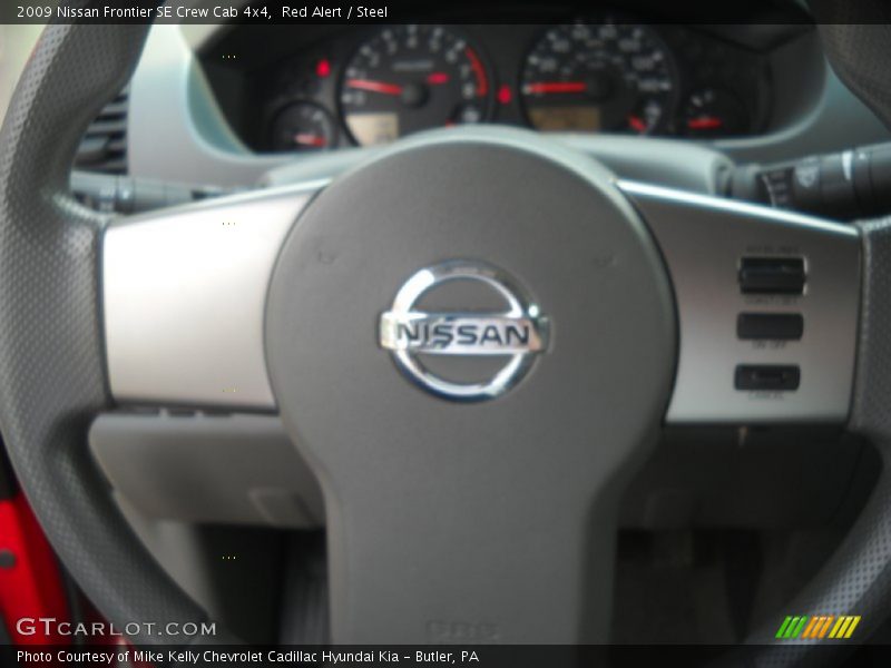 Red Alert / Steel 2009 Nissan Frontier SE Crew Cab 4x4