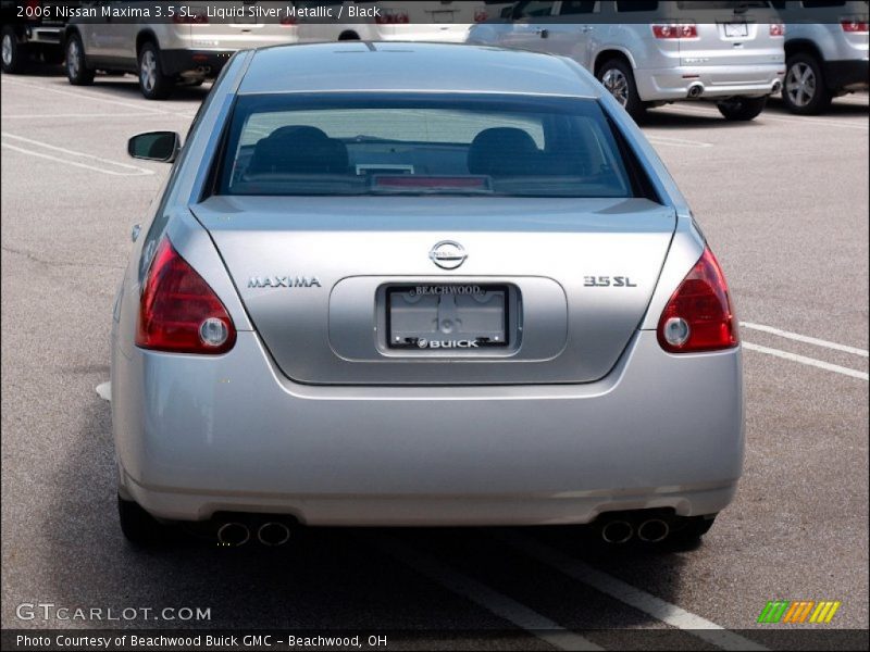 Liquid Silver Metallic / Black 2006 Nissan Maxima 3.5 SL