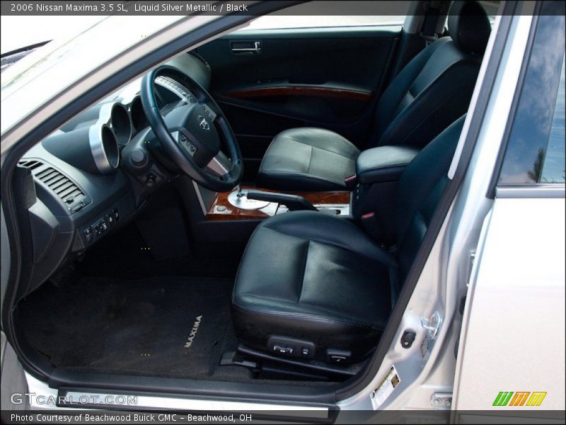 Liquid Silver Metallic / Black 2006 Nissan Maxima 3.5 SL