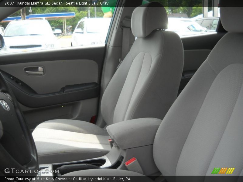 Seattle Light Blue / Gray 2007 Hyundai Elantra GLS Sedan
