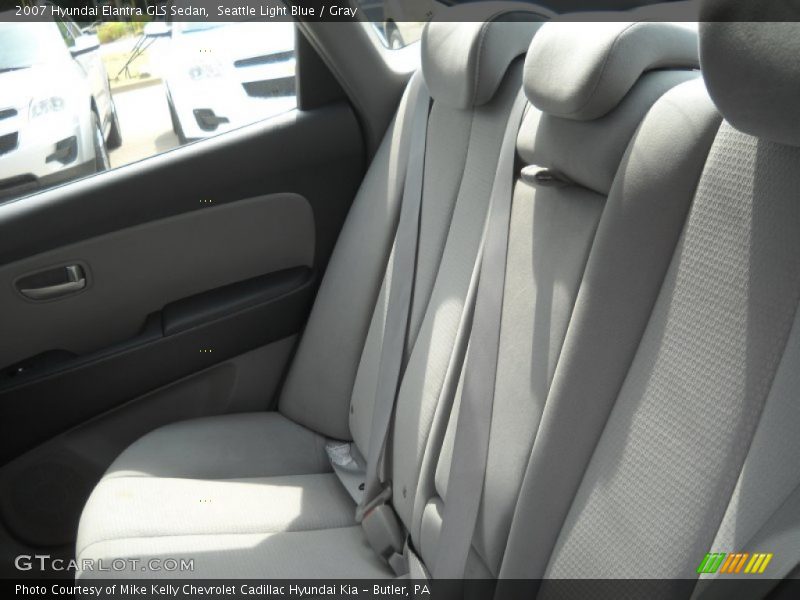 Seattle Light Blue / Gray 2007 Hyundai Elantra GLS Sedan