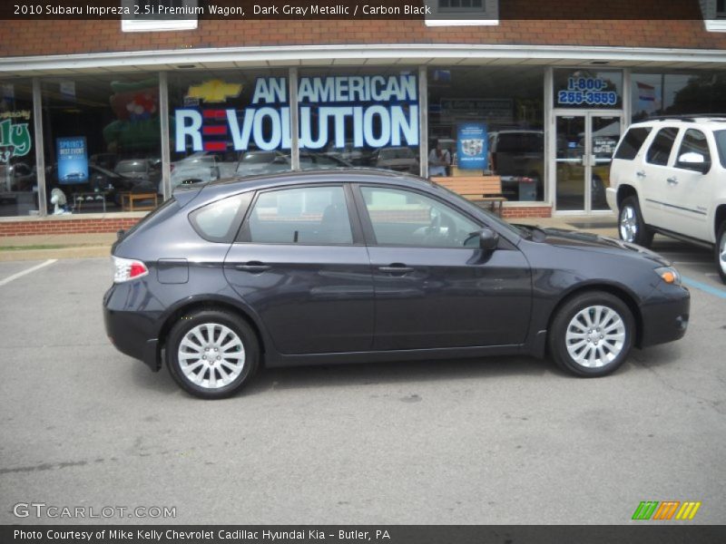 Dark Gray Metallic / Carbon Black 2010 Subaru Impreza 2.5i Premium Wagon
