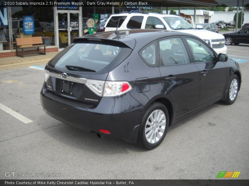 Dark Gray Metallic / Carbon Black 2010 Subaru Impreza 2.5i Premium Wagon
