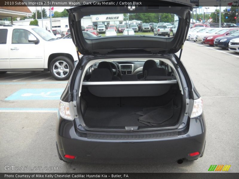 Dark Gray Metallic / Carbon Black 2010 Subaru Impreza 2.5i Premium Wagon