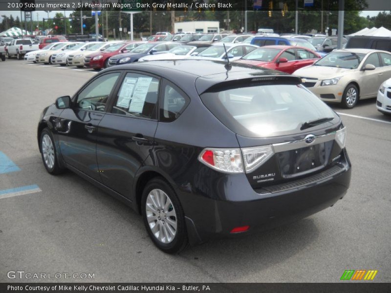 Dark Gray Metallic / Carbon Black 2010 Subaru Impreza 2.5i Premium Wagon