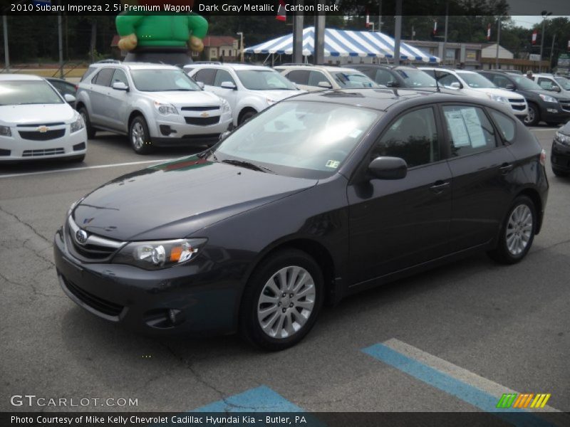 Dark Gray Metallic / Carbon Black 2010 Subaru Impreza 2.5i Premium Wagon