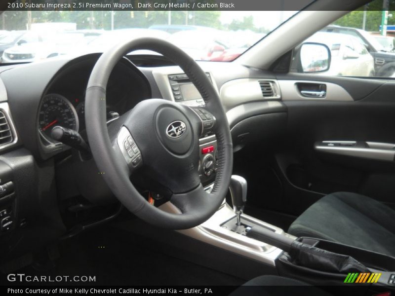 Dark Gray Metallic / Carbon Black 2010 Subaru Impreza 2.5i Premium Wagon