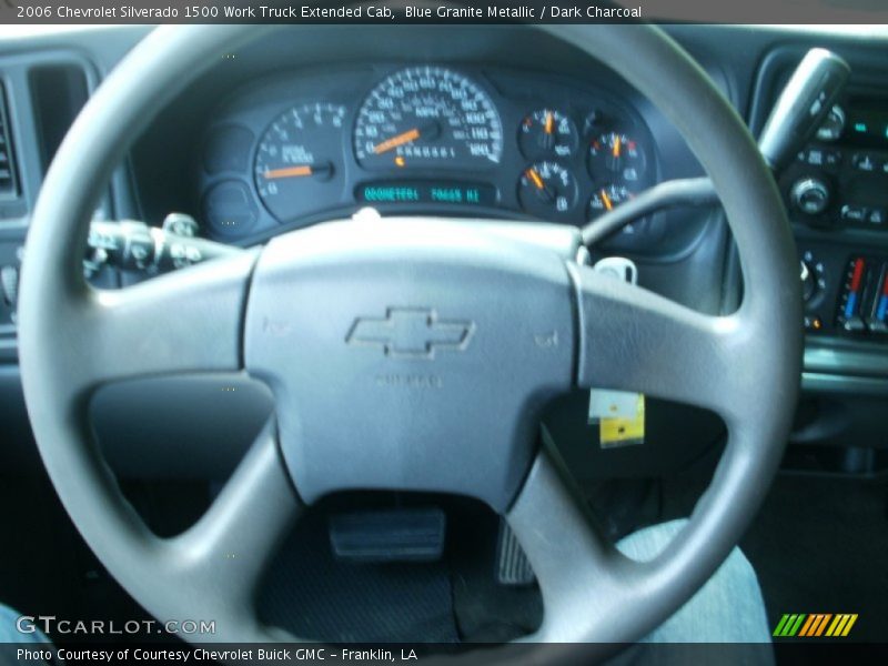 Blue Granite Metallic / Dark Charcoal 2006 Chevrolet Silverado 1500 Work Truck Extended Cab