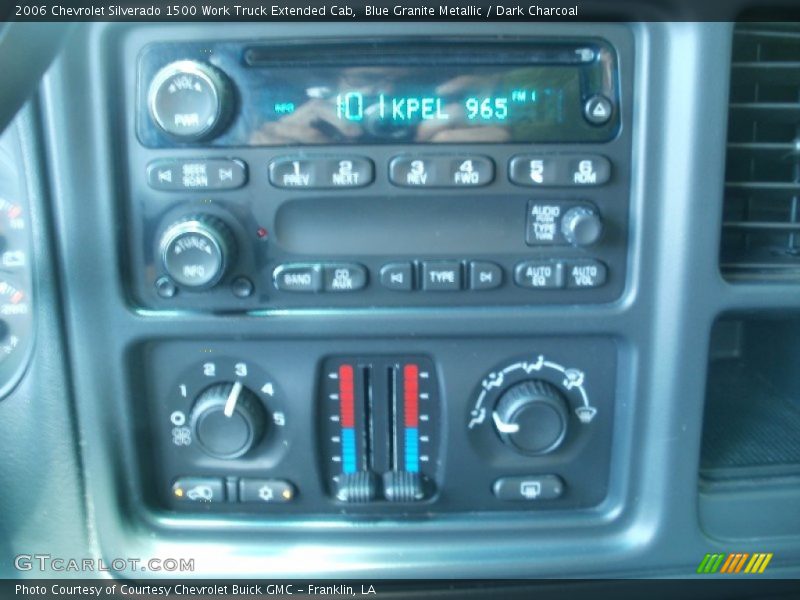 Blue Granite Metallic / Dark Charcoal 2006 Chevrolet Silverado 1500 Work Truck Extended Cab