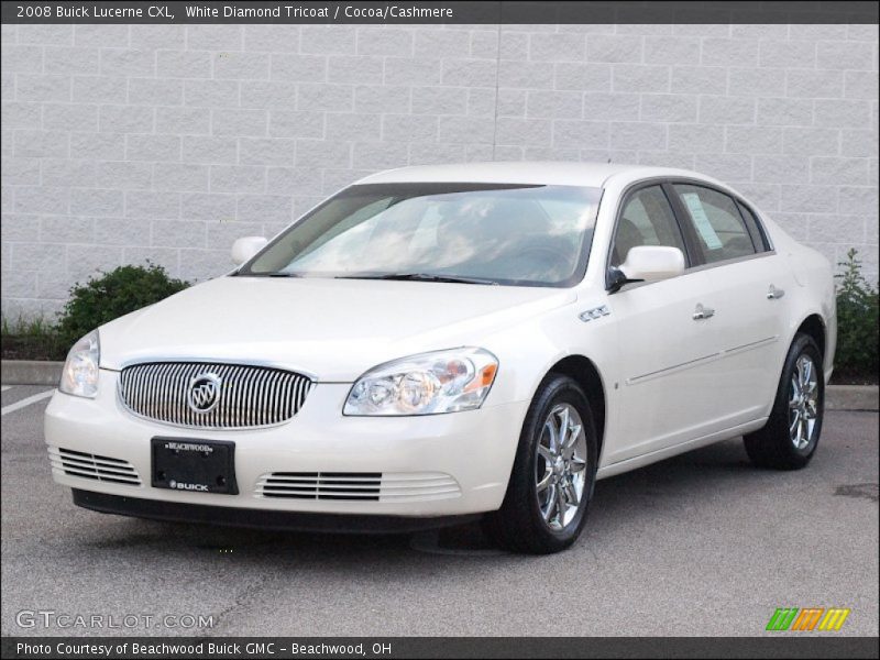 White Diamond Tricoat / Cocoa/Cashmere 2008 Buick Lucerne CXL