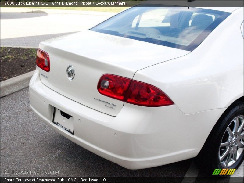 White Diamond Tricoat / Cocoa/Cashmere 2008 Buick Lucerne CXL