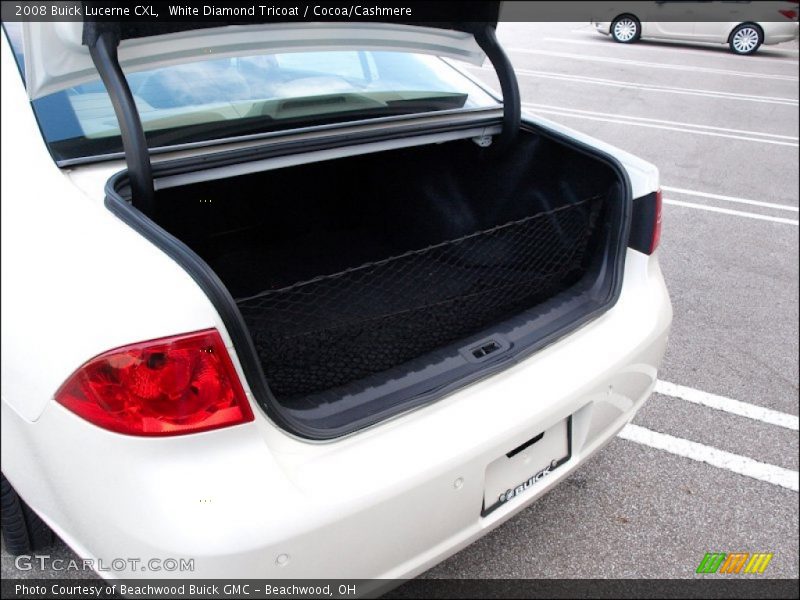 White Diamond Tricoat / Cocoa/Cashmere 2008 Buick Lucerne CXL