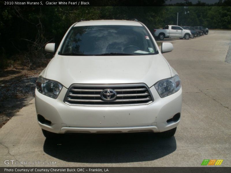 Glacier White Pearl / Black 2010 Nissan Murano S