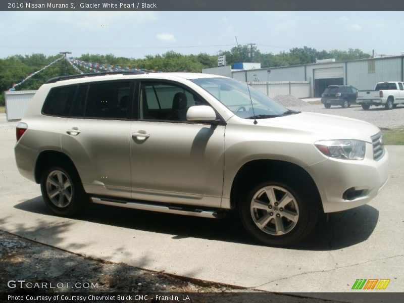 Glacier White Pearl / Black 2010 Nissan Murano S