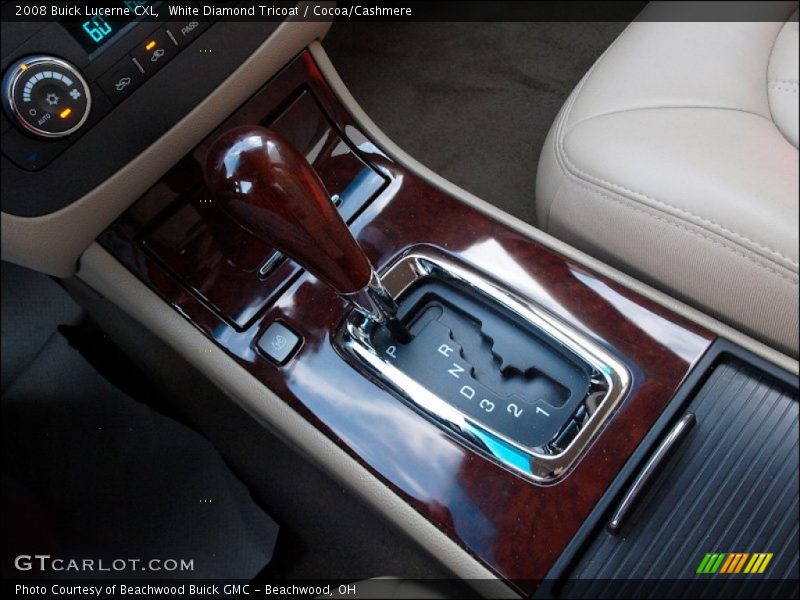 White Diamond Tricoat / Cocoa/Cashmere 2008 Buick Lucerne CXL