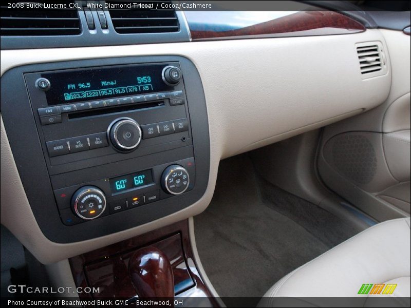 White Diamond Tricoat / Cocoa/Cashmere 2008 Buick Lucerne CXL